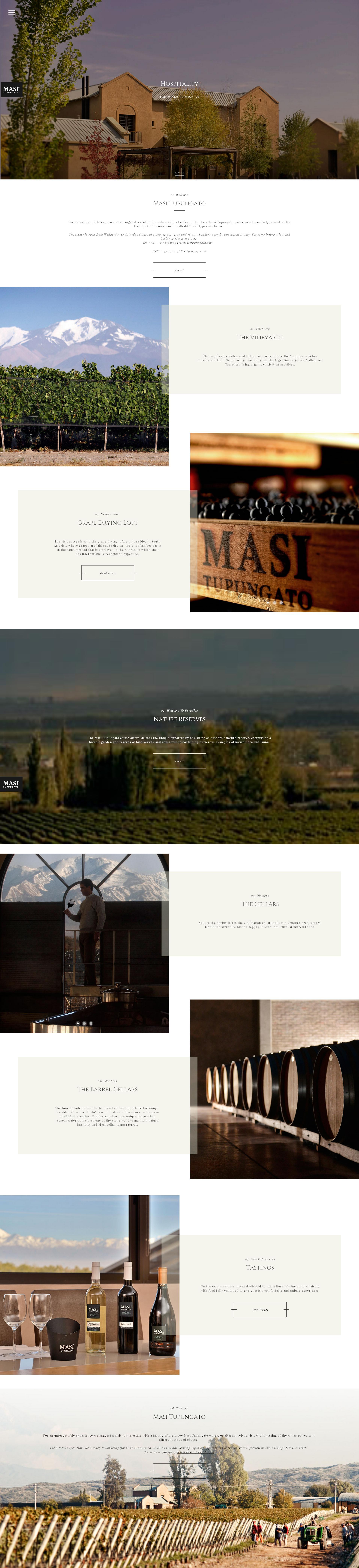 葡萄酒庄园网站设计