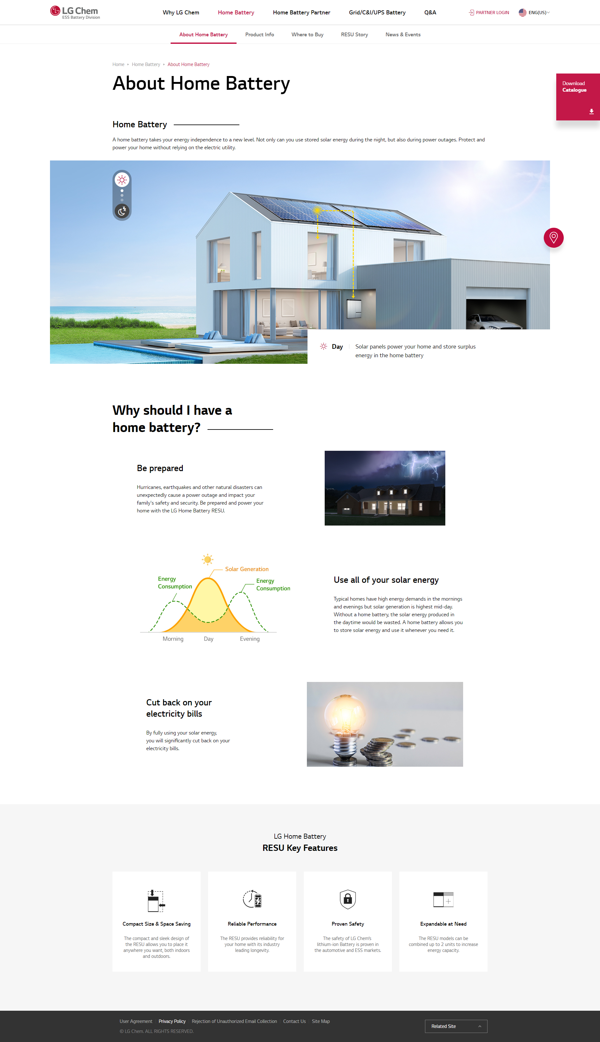 LG新能源网站设计
