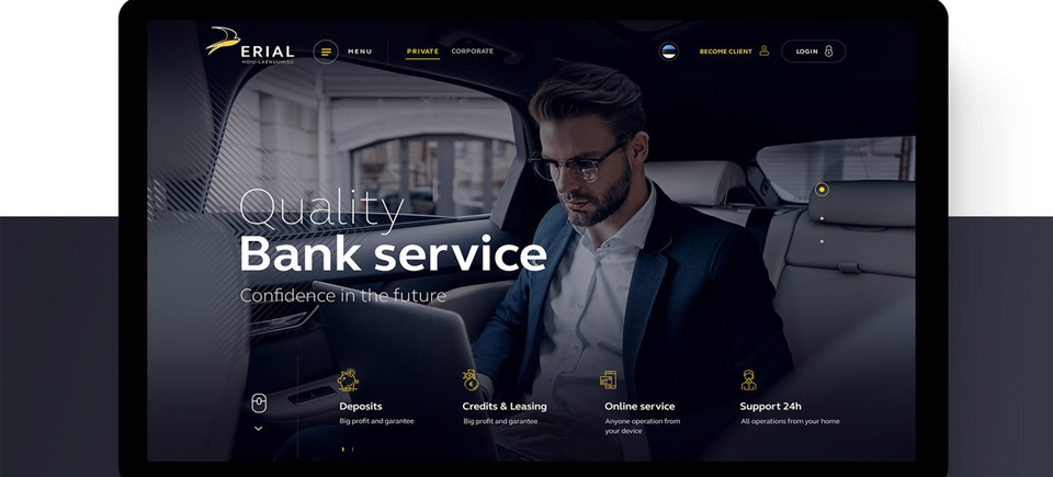 金融科技网站设计