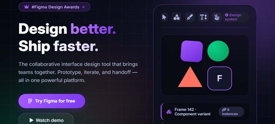 网站建设,使用Figma 设计网页,高端网站设计公司